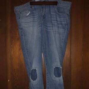 Mossimo Denim Stretch Boyfriend Crop Jeans